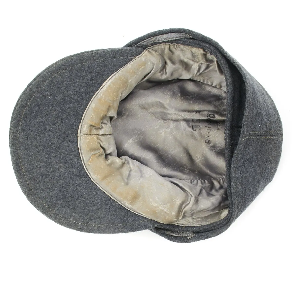 Original German WWII 1944 Luftwaffe M43 Einheitsmütze Wool Field Cap - Size 58