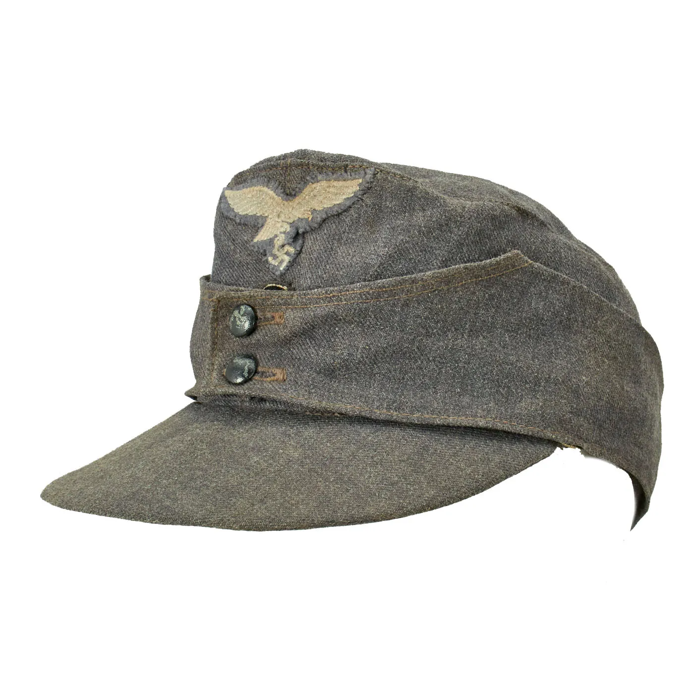 Original German WWII Luftwaffe M43 Einheitsmütze Wool Field Cap - size 58cm