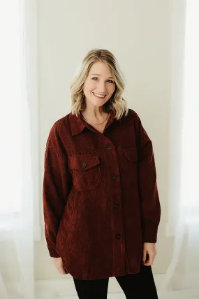 Oversized Cord Shacket