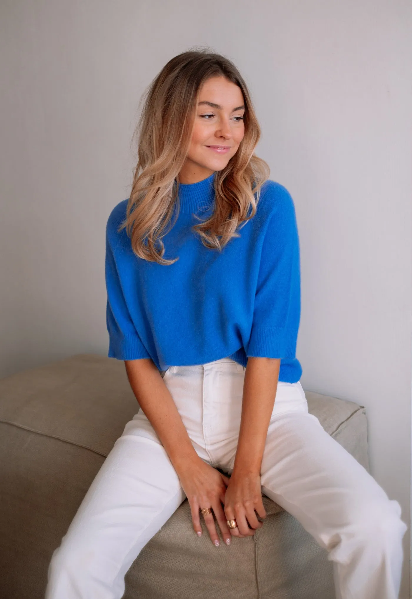 Pull Clark - bleu