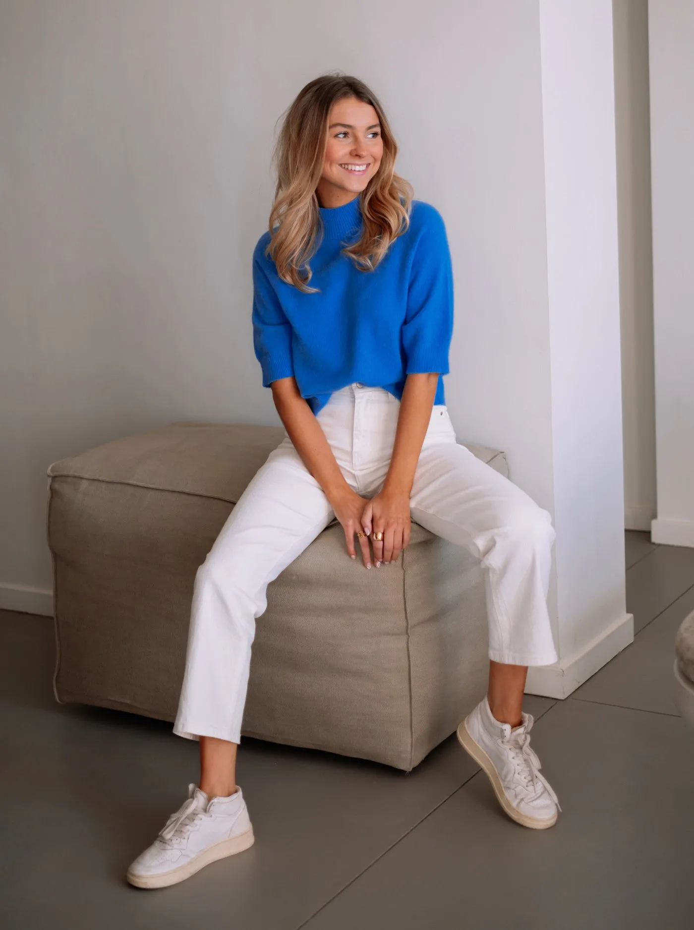 Pull Clark - bleu