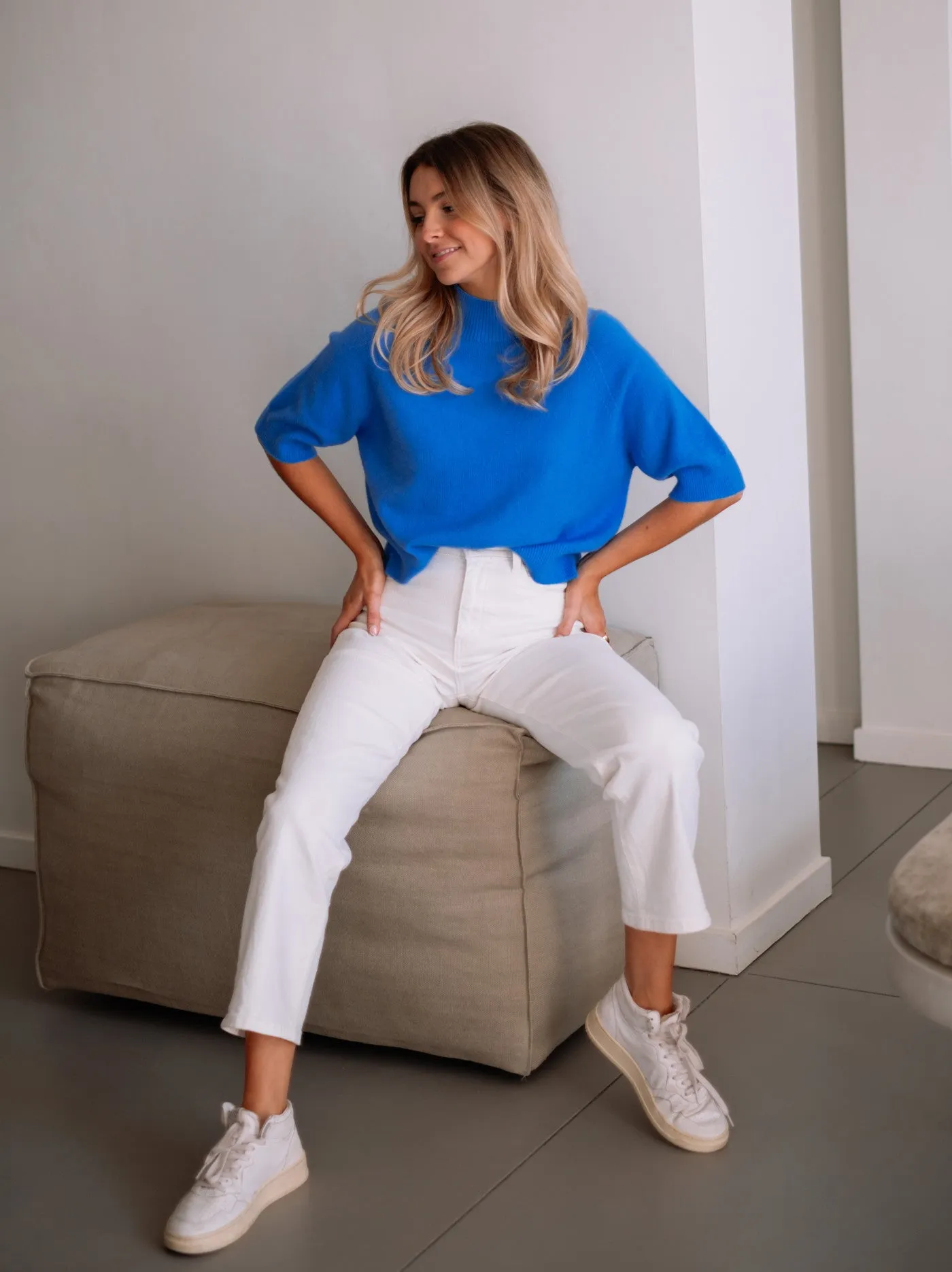 Pull Clark - bleu