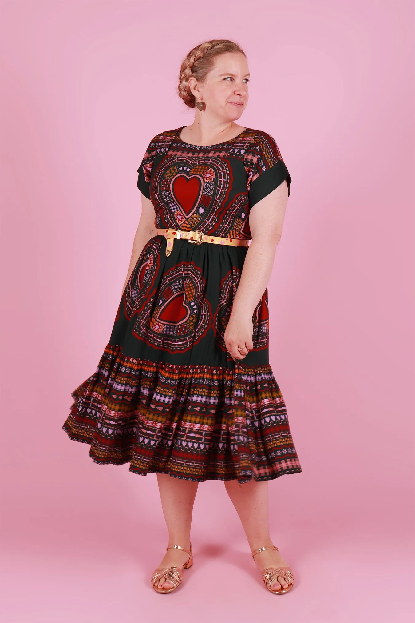 Rayna Dress Folk Heart