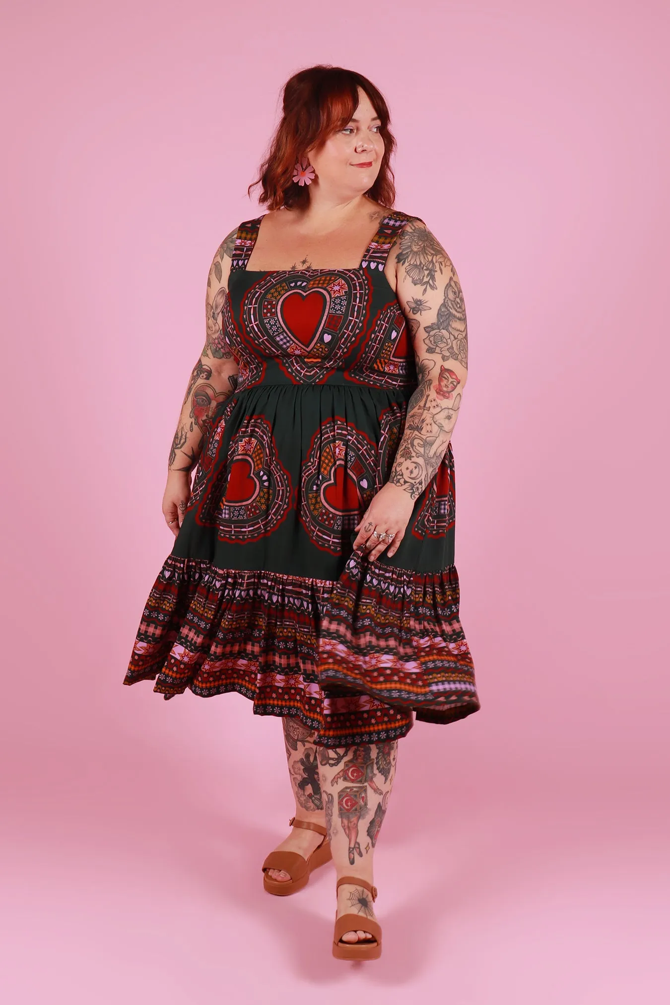 Rayna Dress Folk Heart