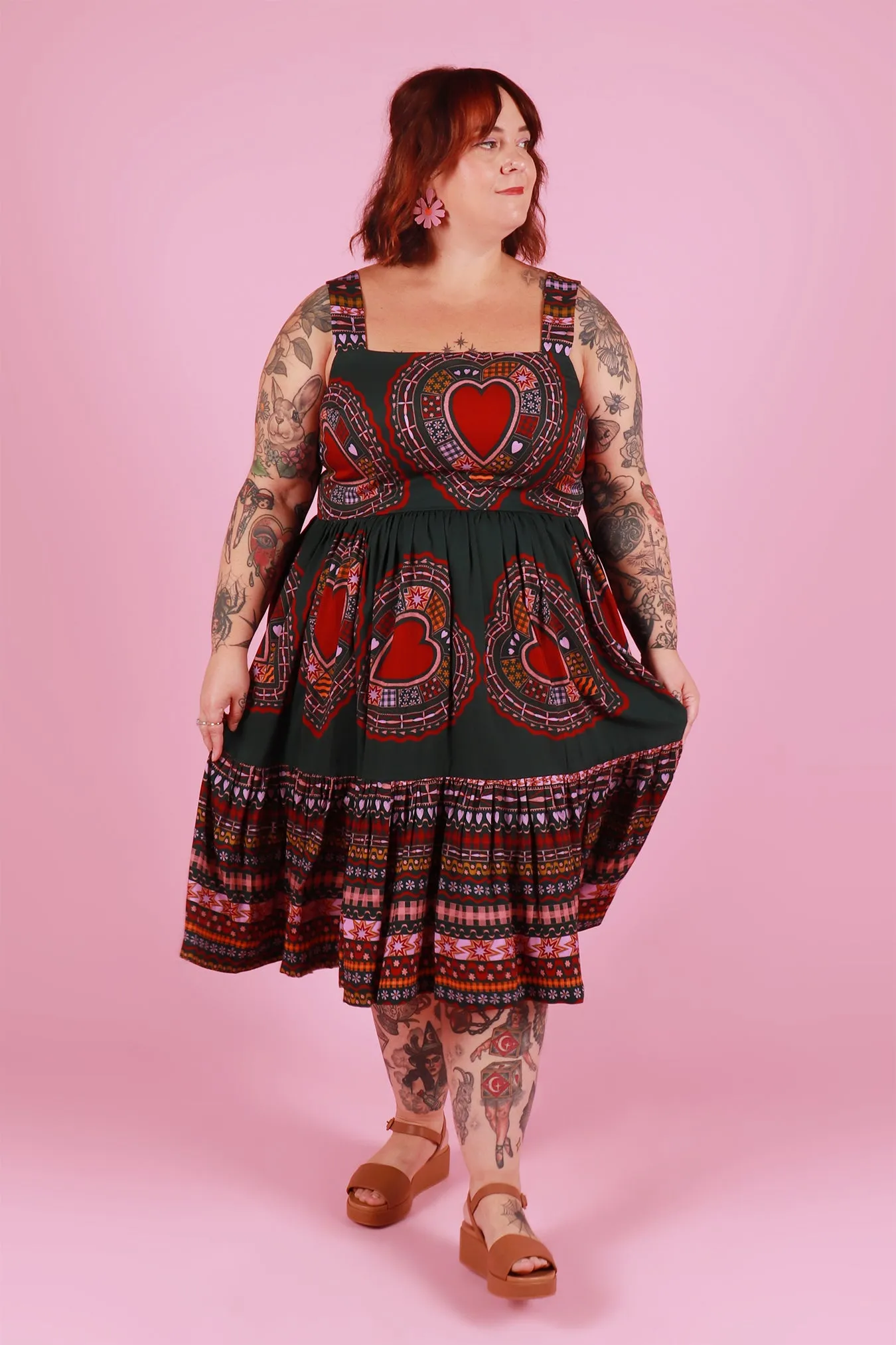 Rayna Dress Folk Heart
