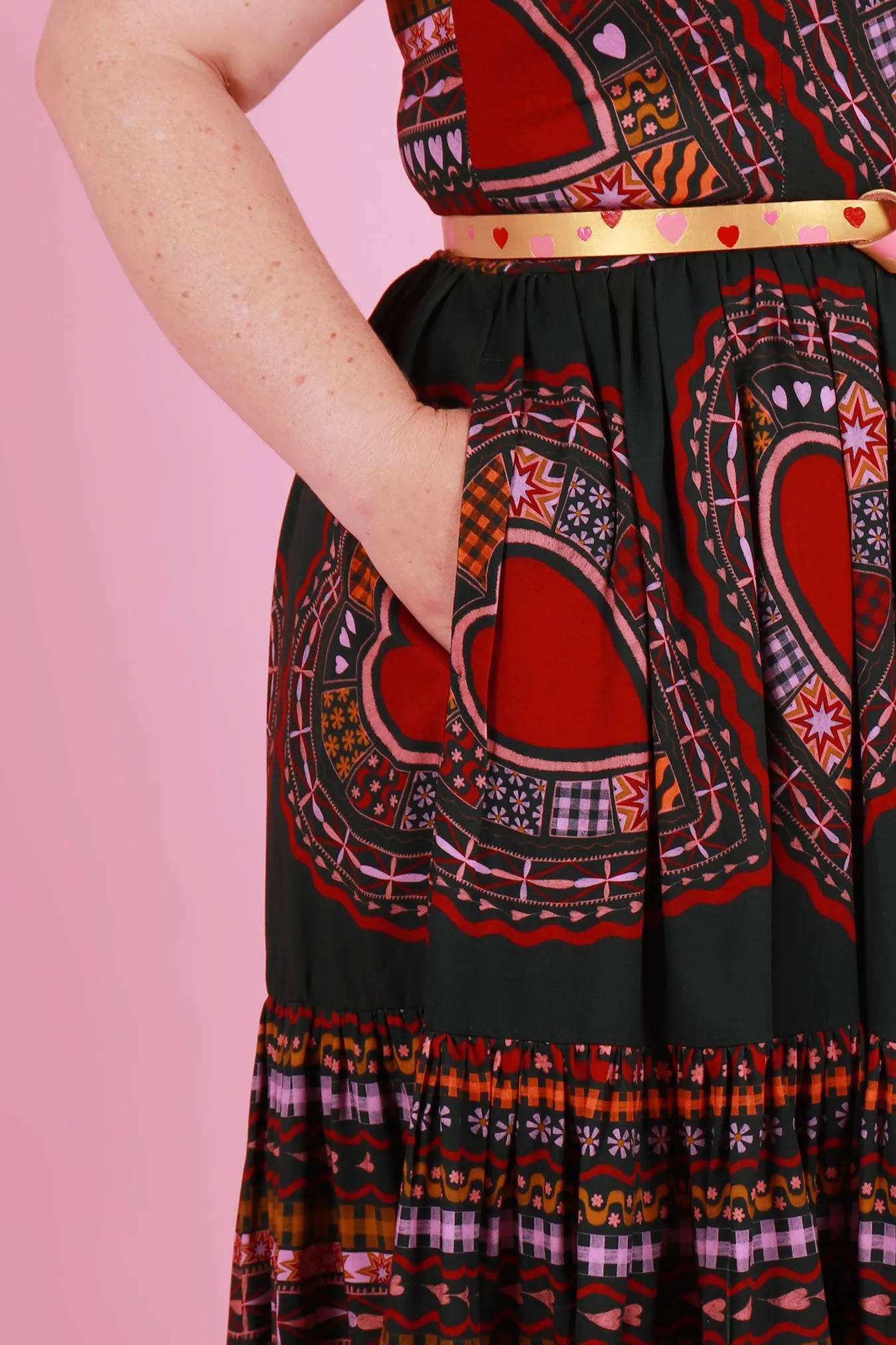 Rayna Dress Folk Heart