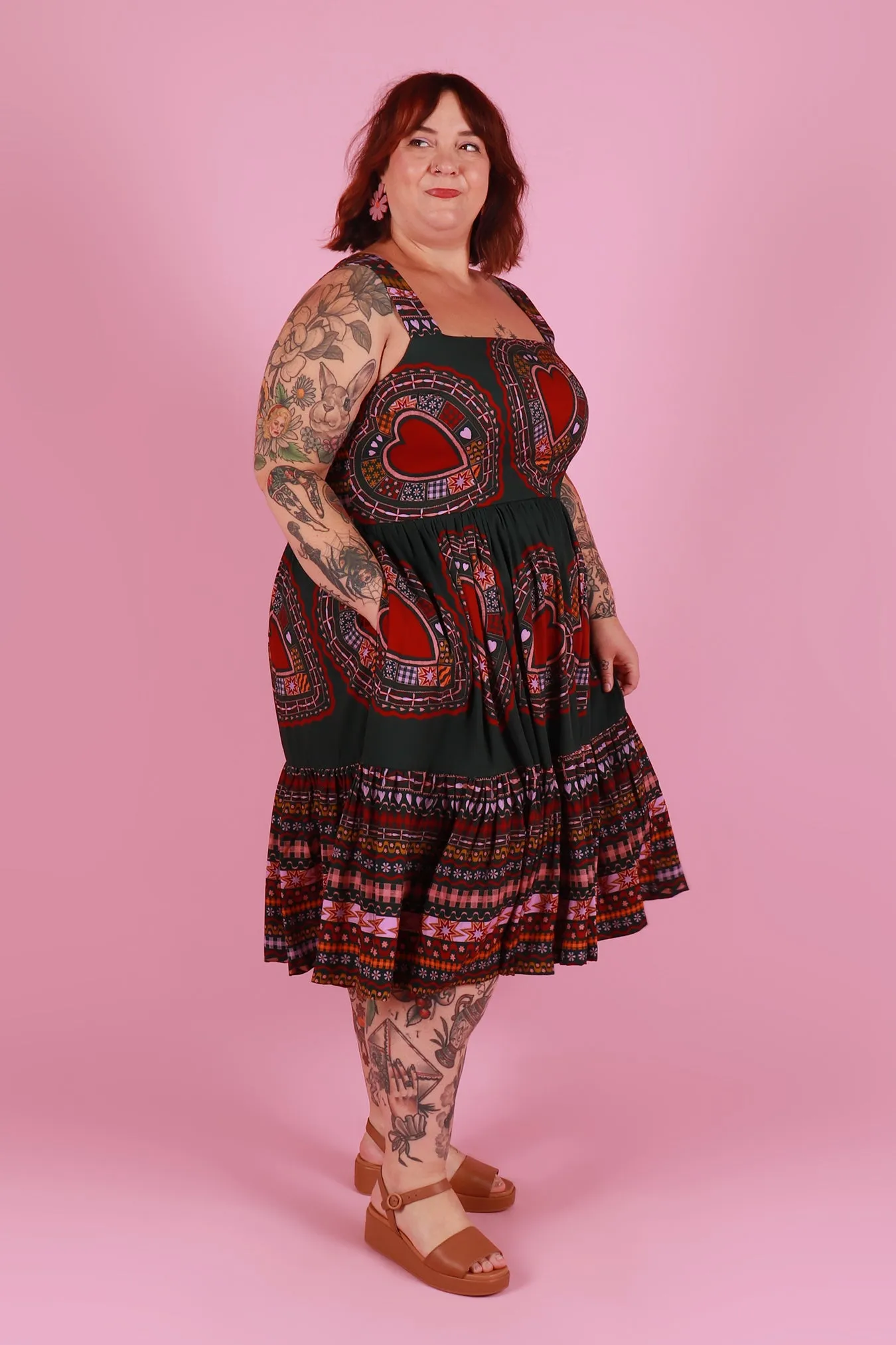 Rayna Dress Folk Heart