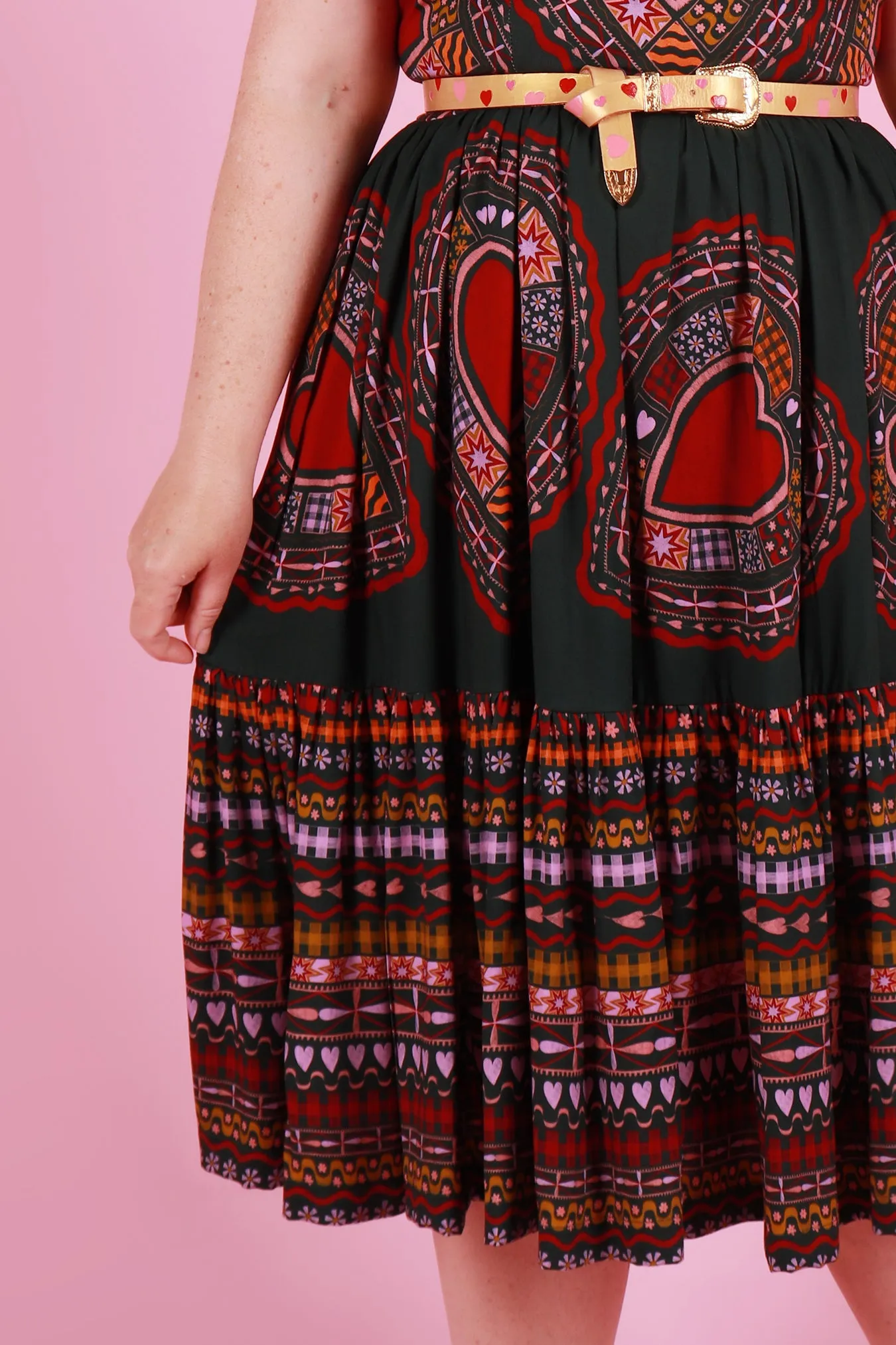 Rayna Dress Folk Heart