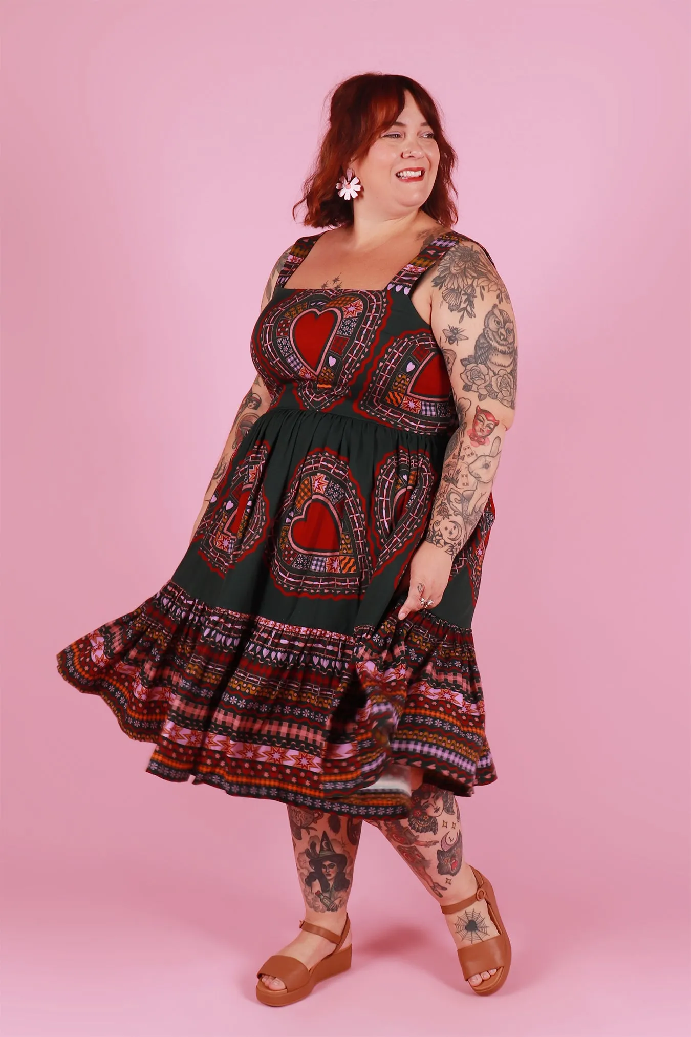 Rayna Dress Folk Heart