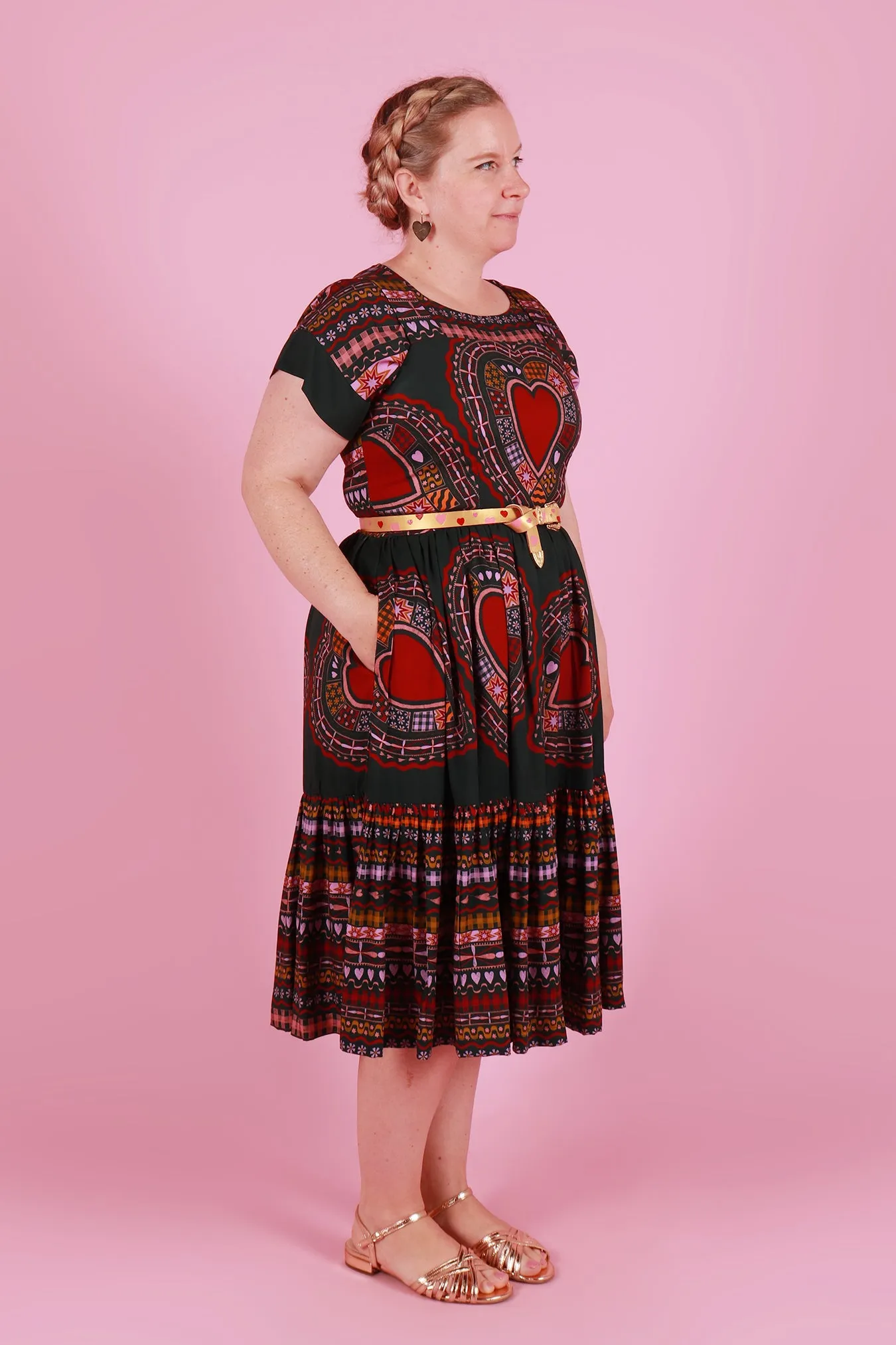 Rayna Dress Folk Heart