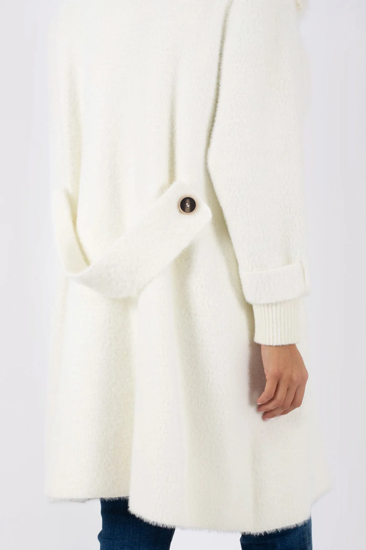 Regina Cappotto-cardigan Bianco Donna
