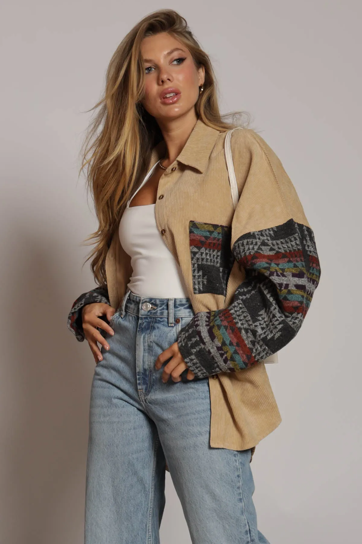 Ricky Corduroy Shacket