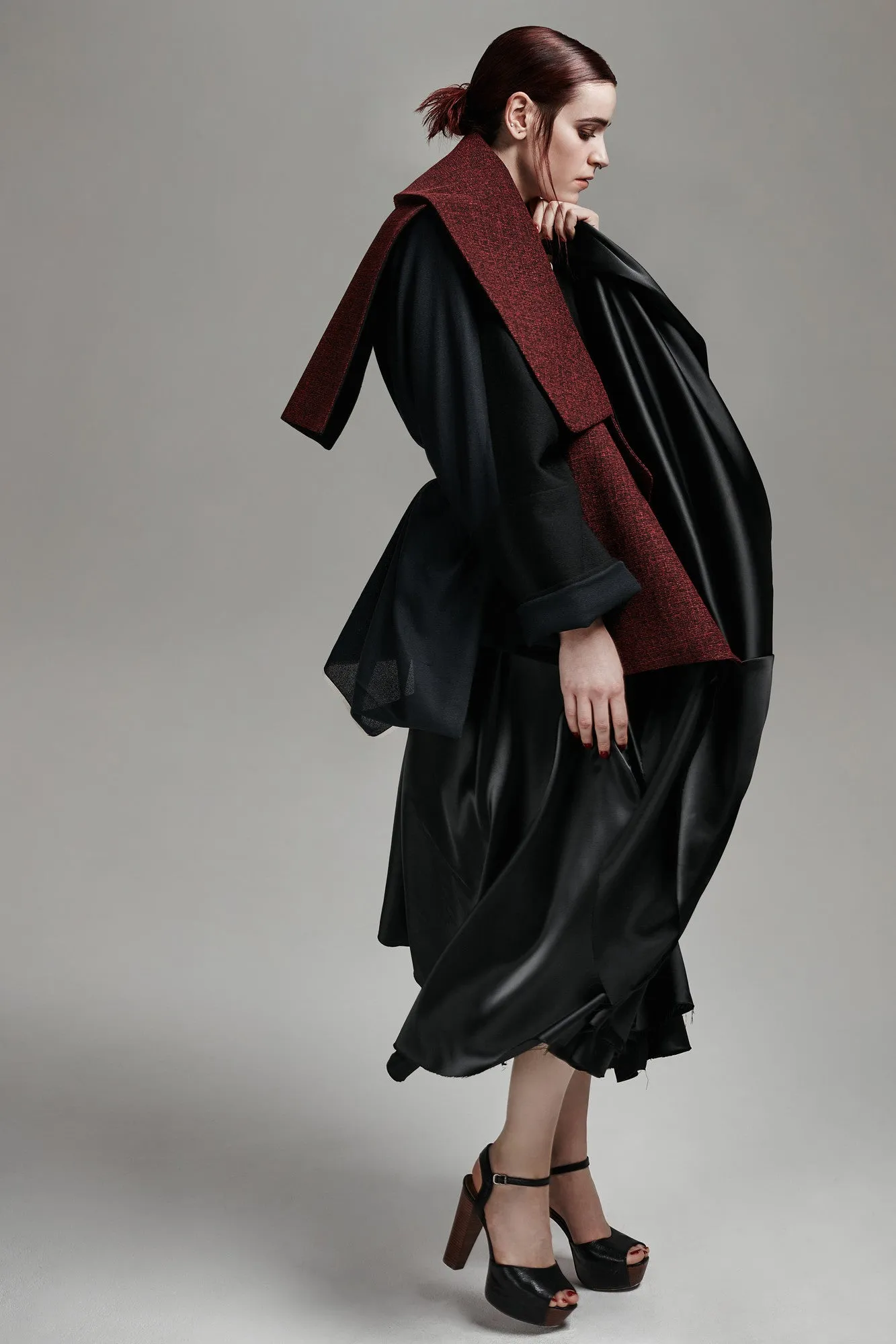 Satin "Mobius" Skirt