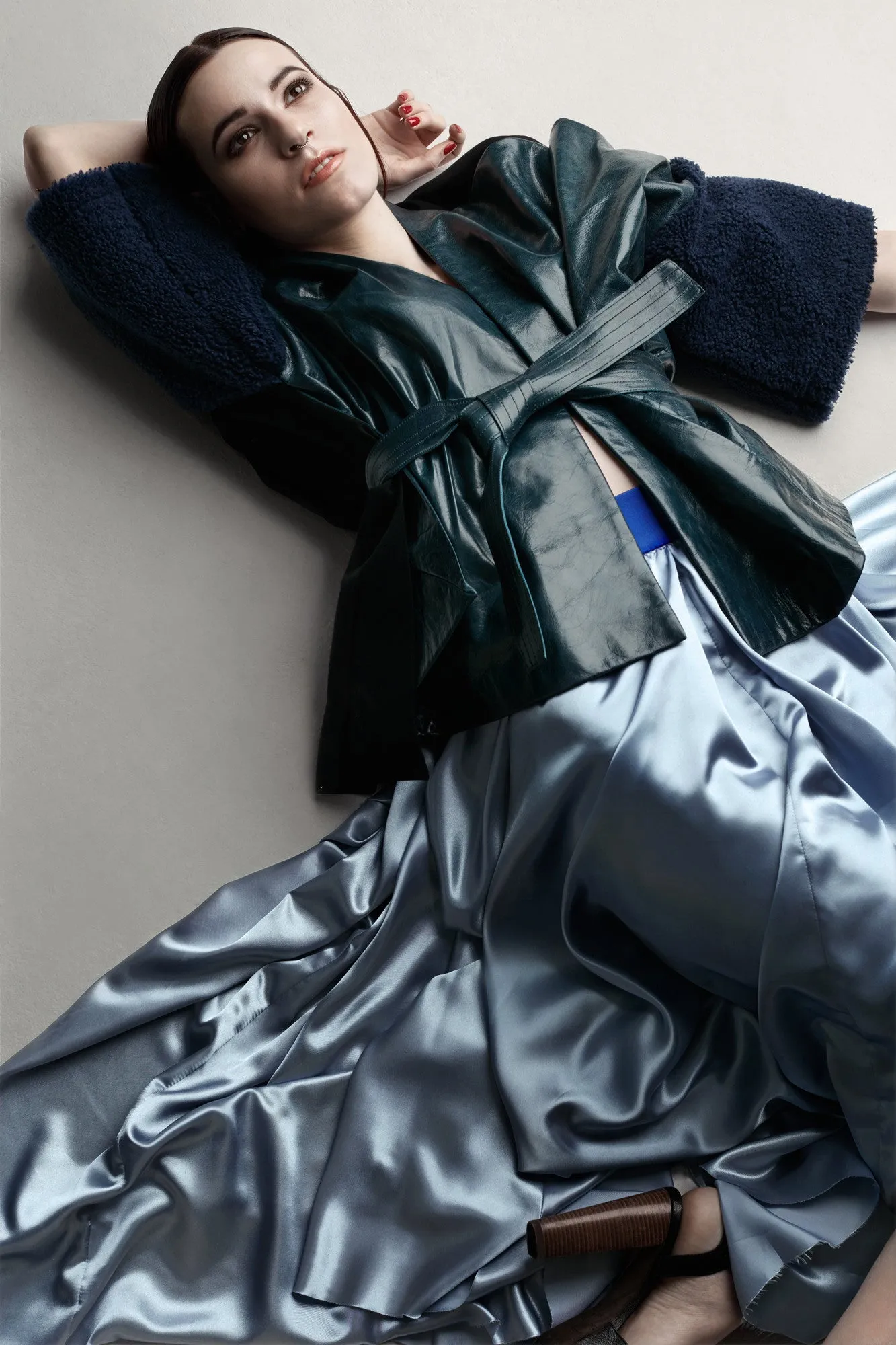 Satin "Mobius" Skirt