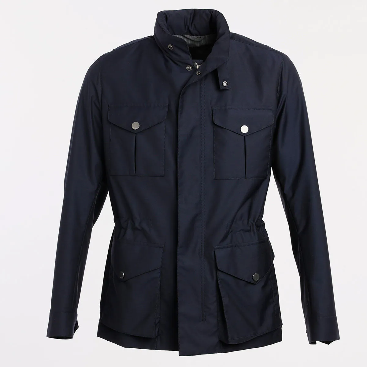 Scabal Storm System Navy Safari Jacket