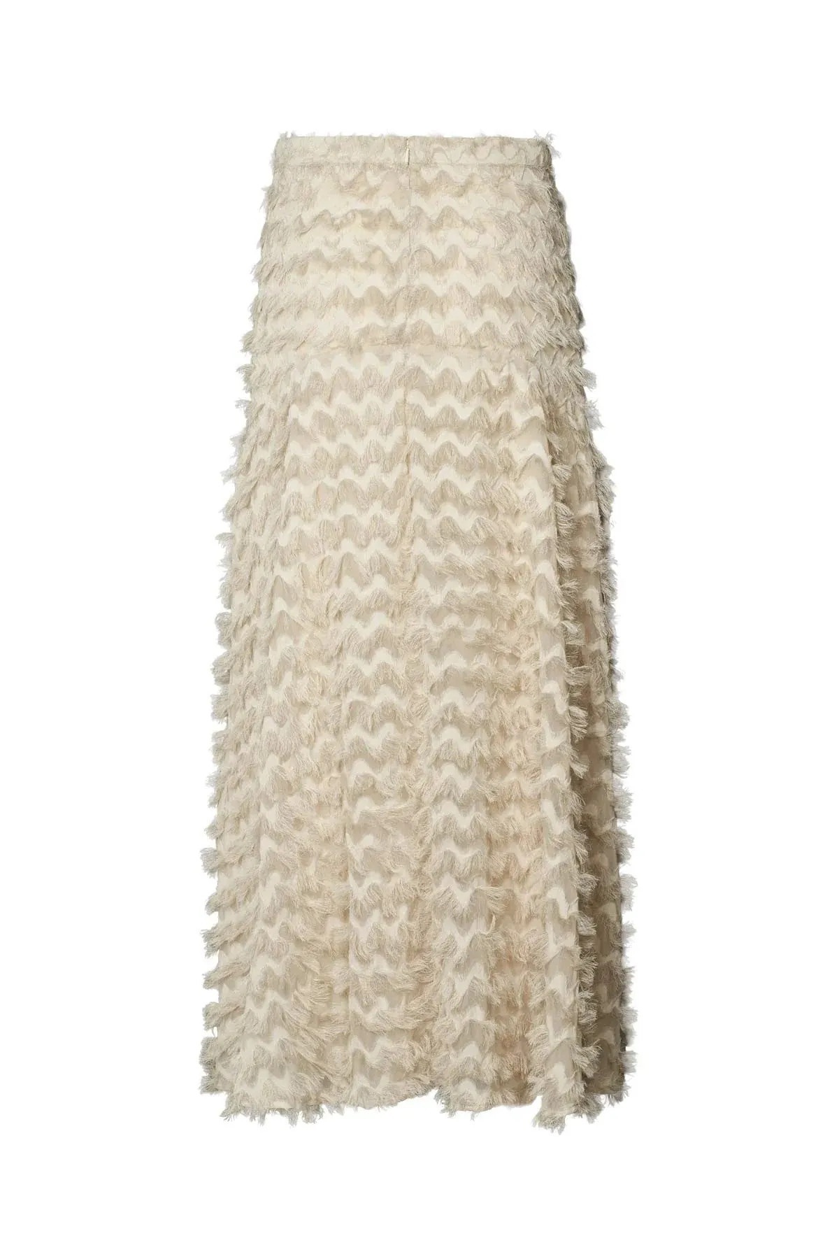 Selilja Feather Skirt in Oyster