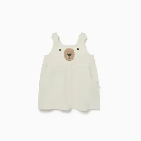 Sherpa Bear Pinafore Dress