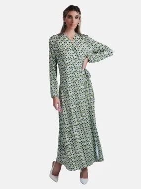 Side Tie Maxi Dress
