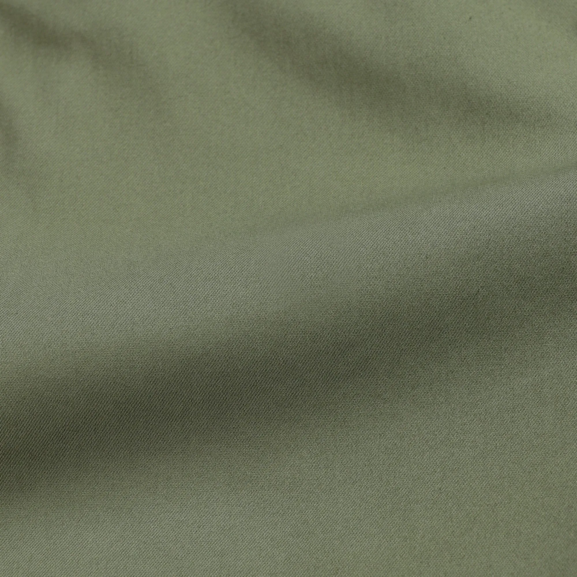 Slim Fit Elasticized Crossover Chinos - Olivine Green
