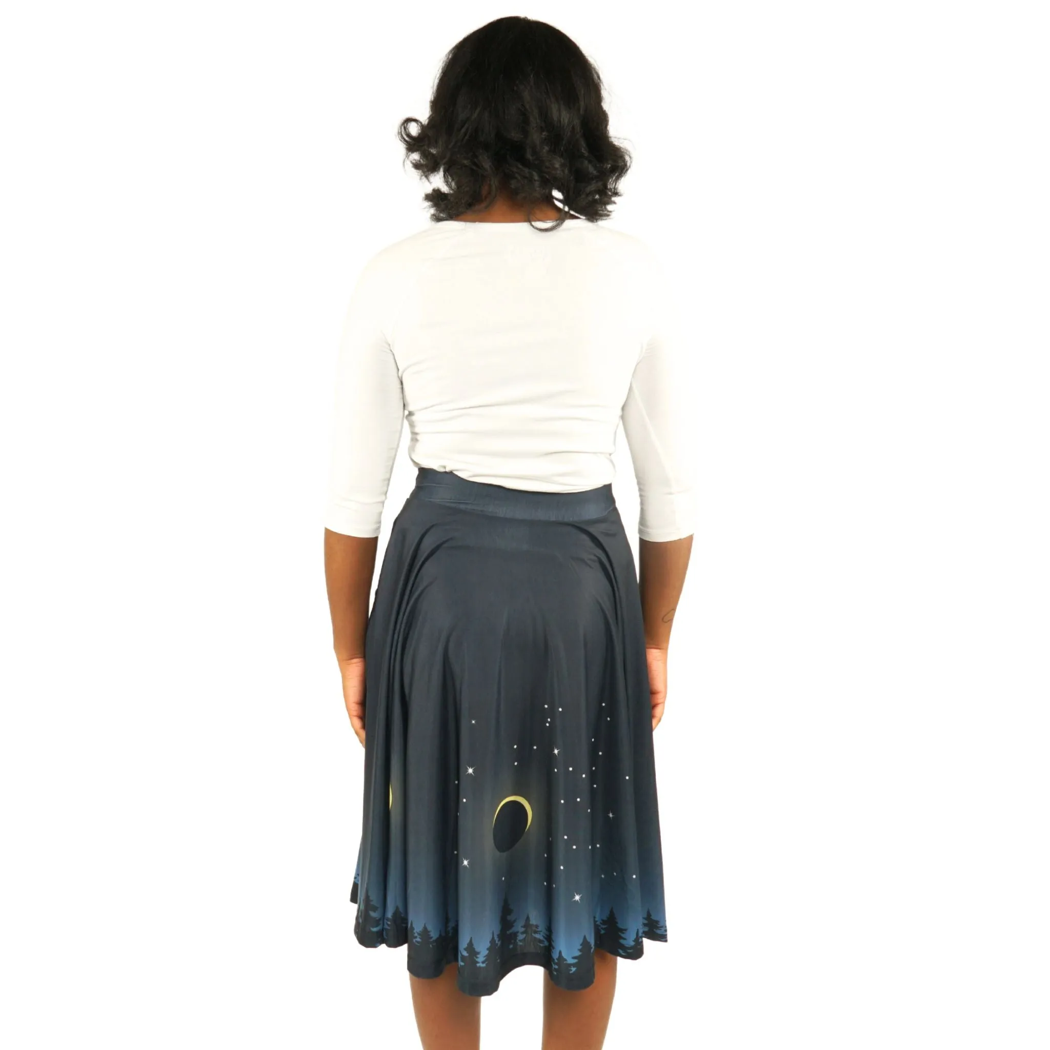 Solar Eclipse Twirl Skirt[FINAL SALE]
