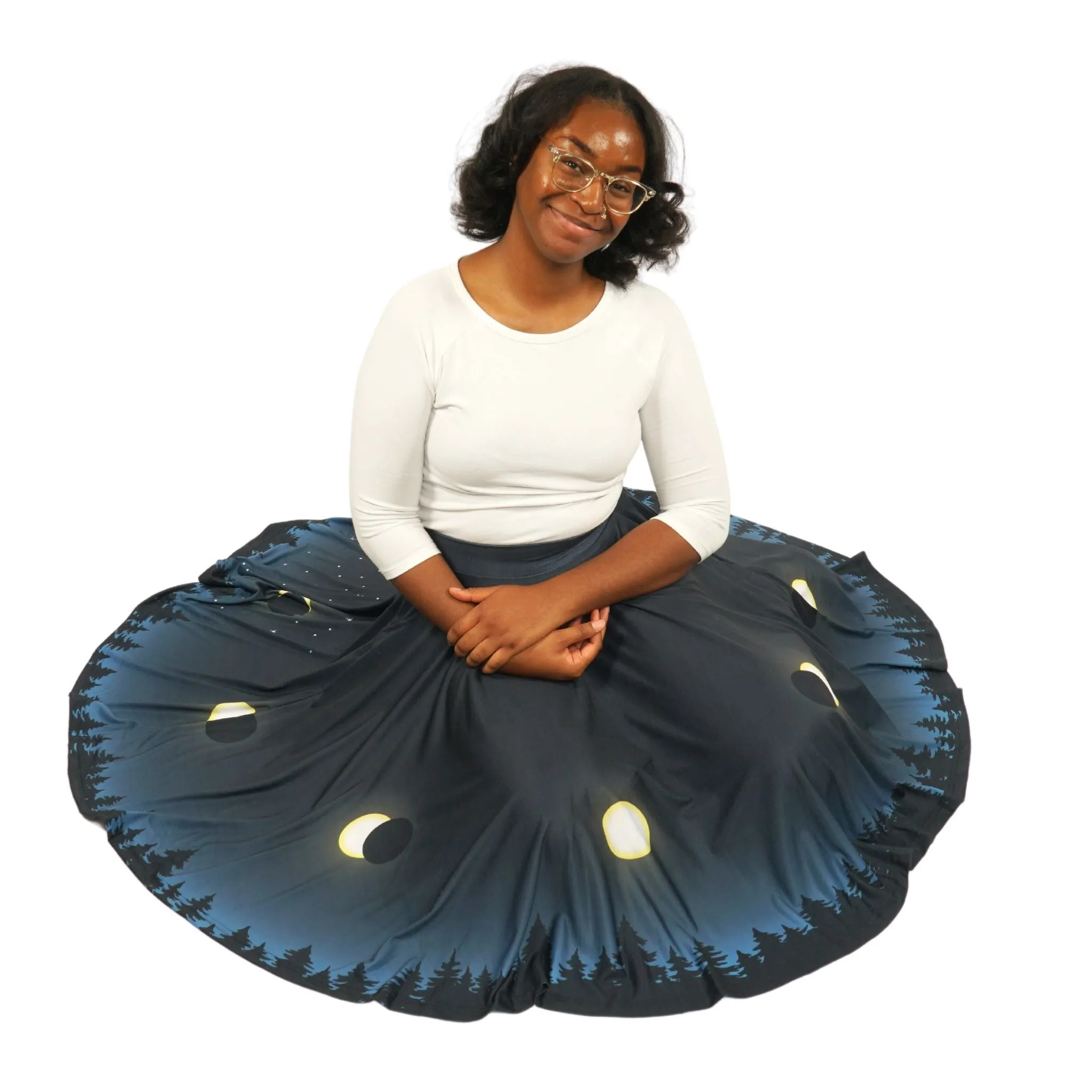 Solar Eclipse Twirl Skirt[FINAL SALE]