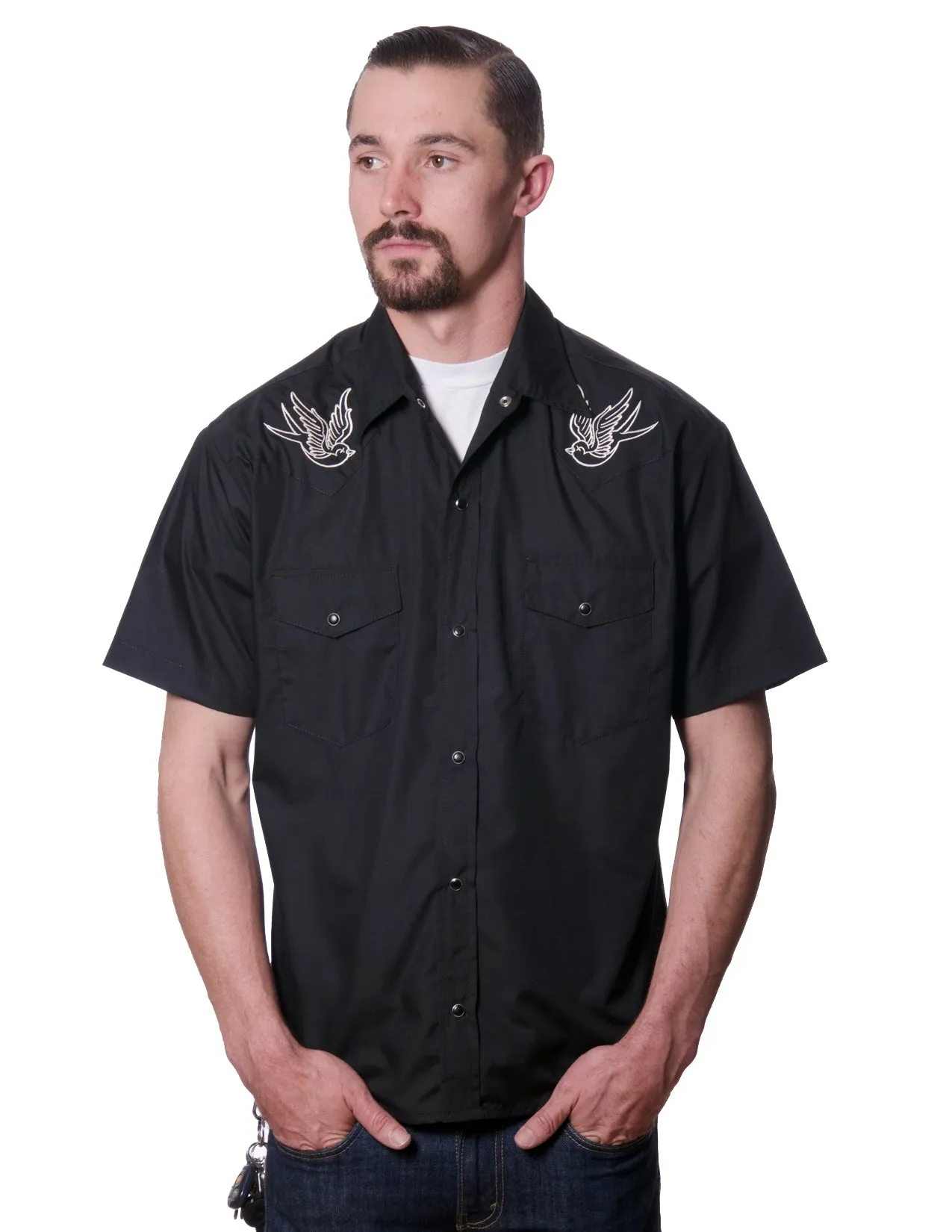 Sparrow Western in Black