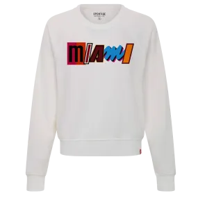 Sportiqe Miami Mashup Vol. 2 Women's Crop Crewneck