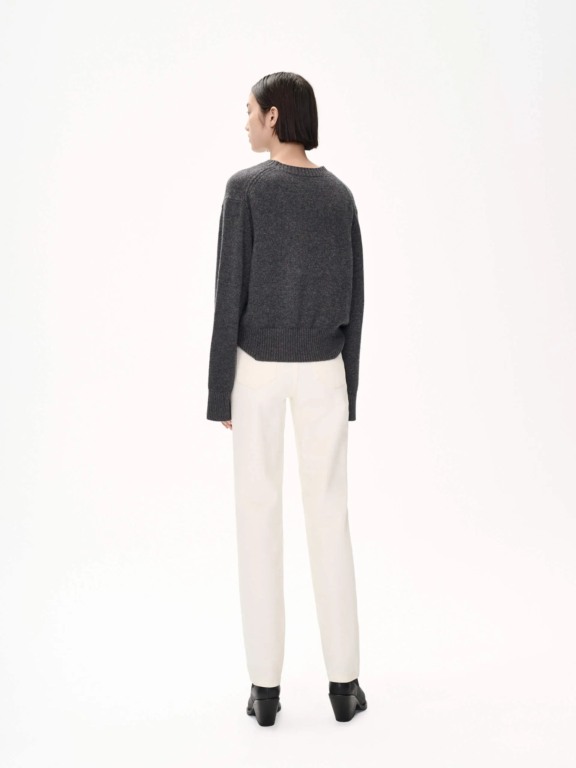 Straight Mid Waist Jeans