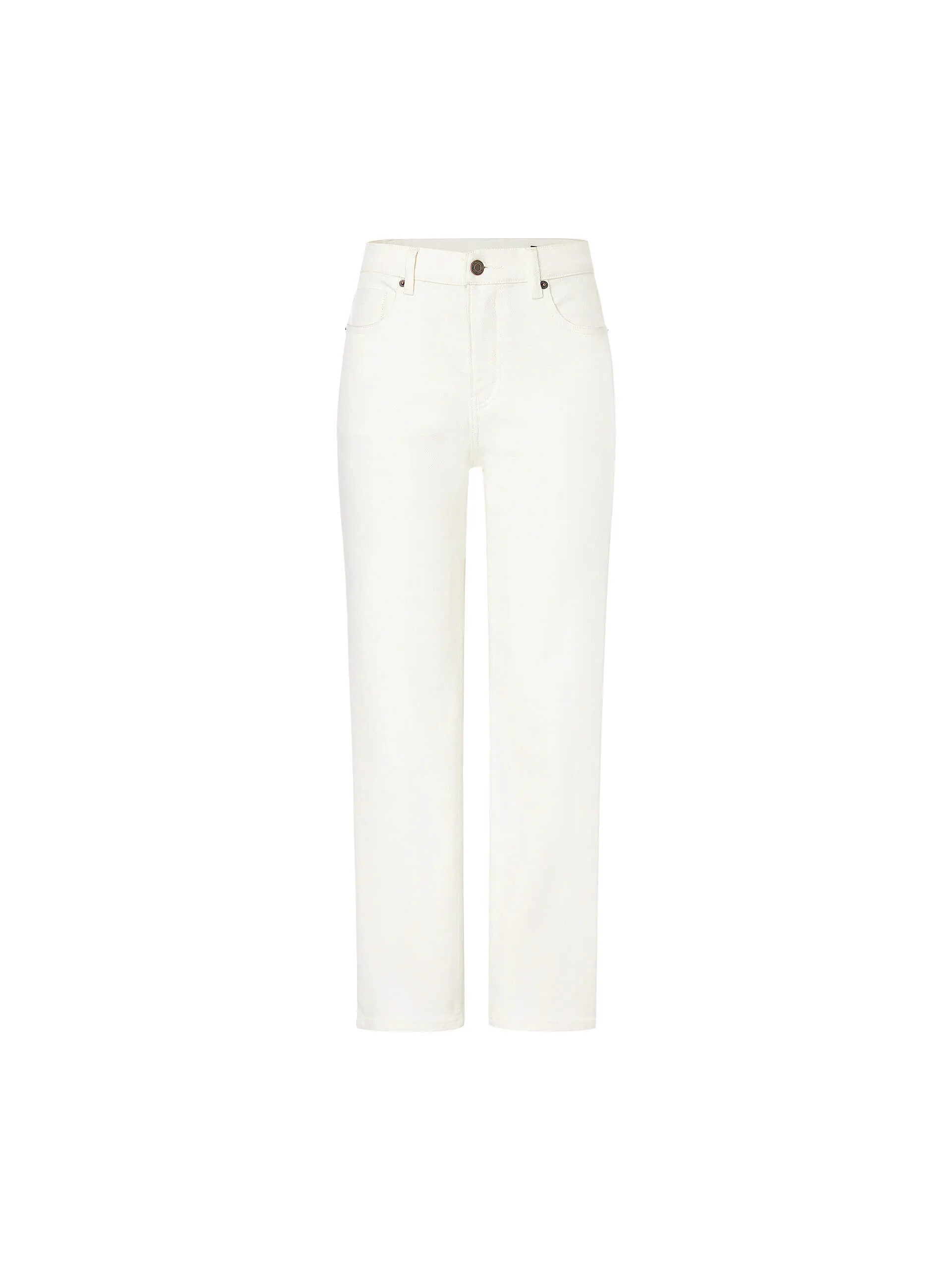 Straight Mid Waist Jeans