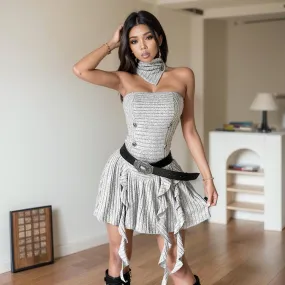 Sylcue Winter Glamour Dress: Bold Style for Confident Women