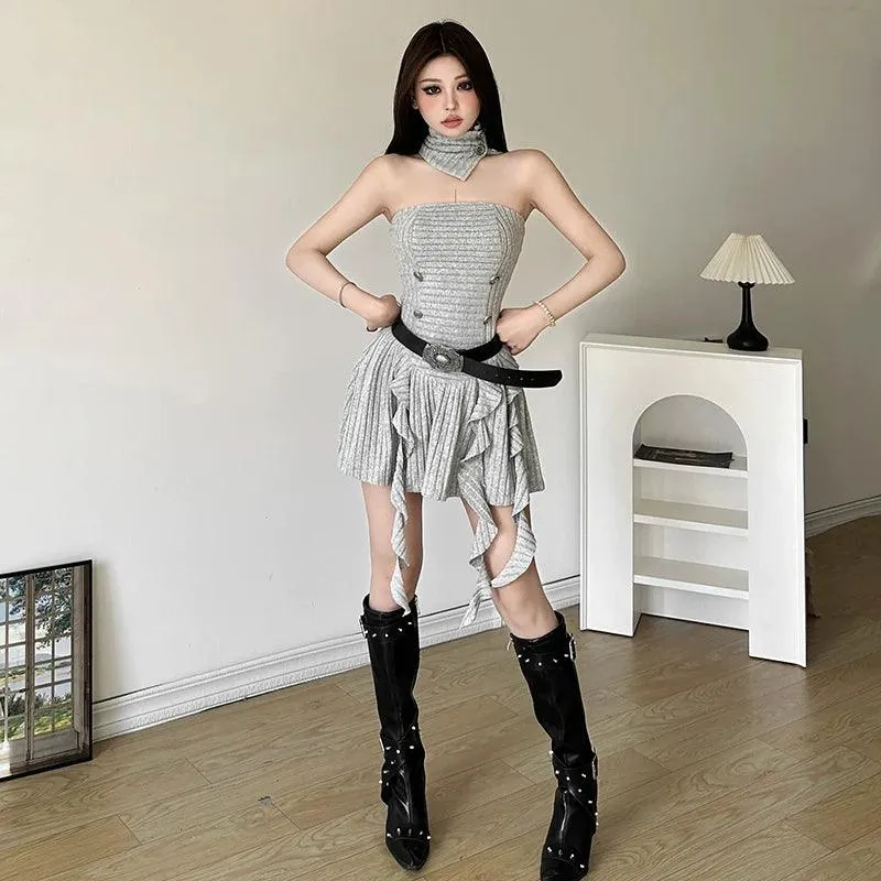 Sylcue Winter Glamour Dress: Bold Style for Confident Women