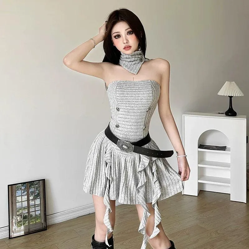 Sylcue Winter Glamour Dress: Bold Style for Confident Women