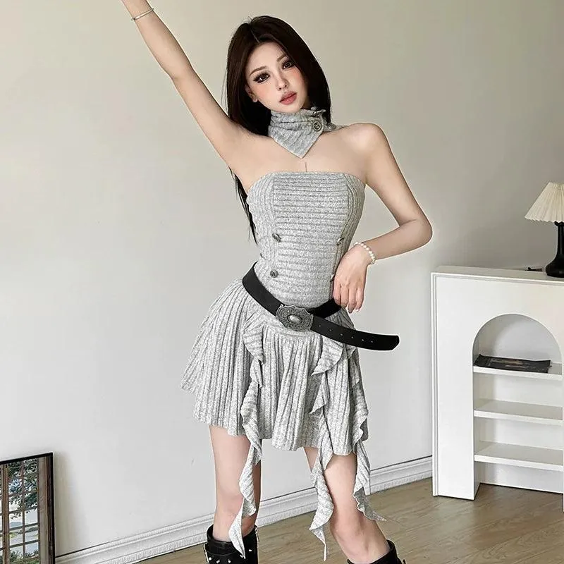 Sylcue Winter Glamour Dress: Bold Style for Confident Women