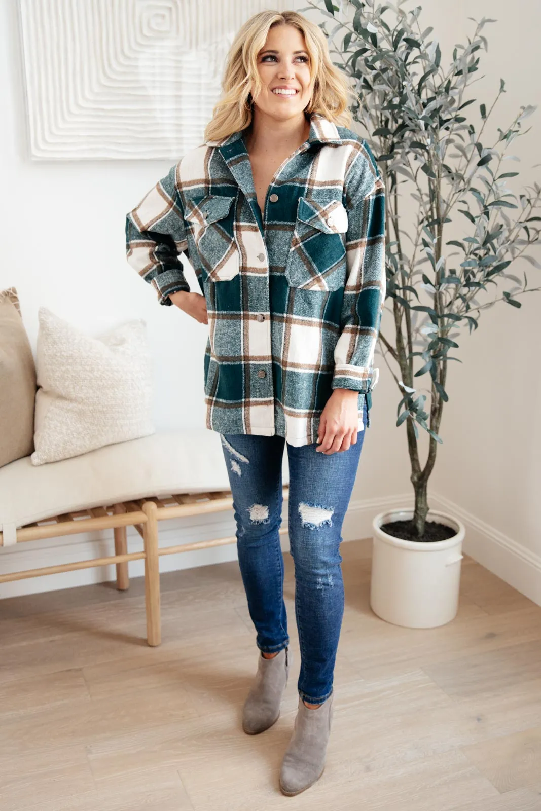 Tall Pines Plaid Shacket