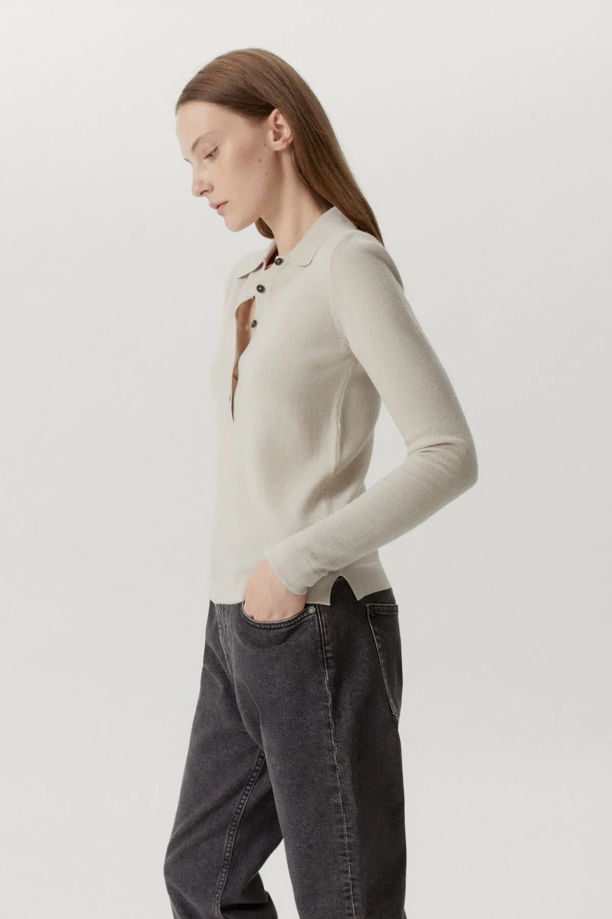 The Merino Wool Knit Polo
