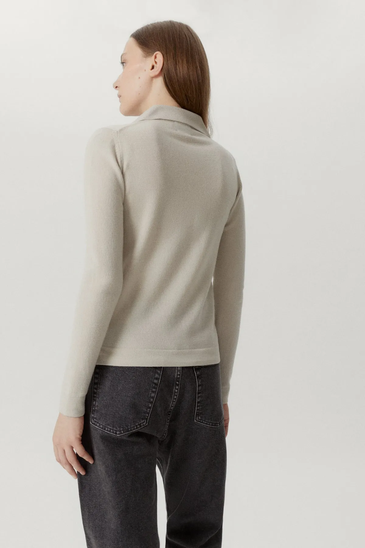 The Merino Wool Knit Polo