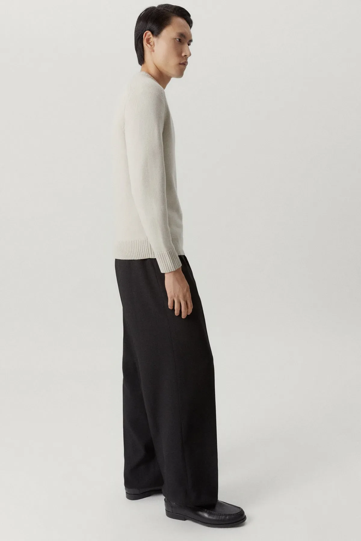 The Merino Wool Saddle Shoulder Sweater