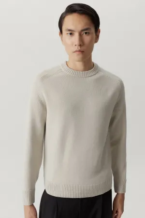 The Merino Wool Saddle Shoulder Sweater