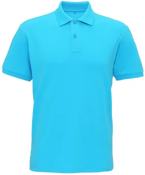 Turquoise - Men's super smooth knit polo