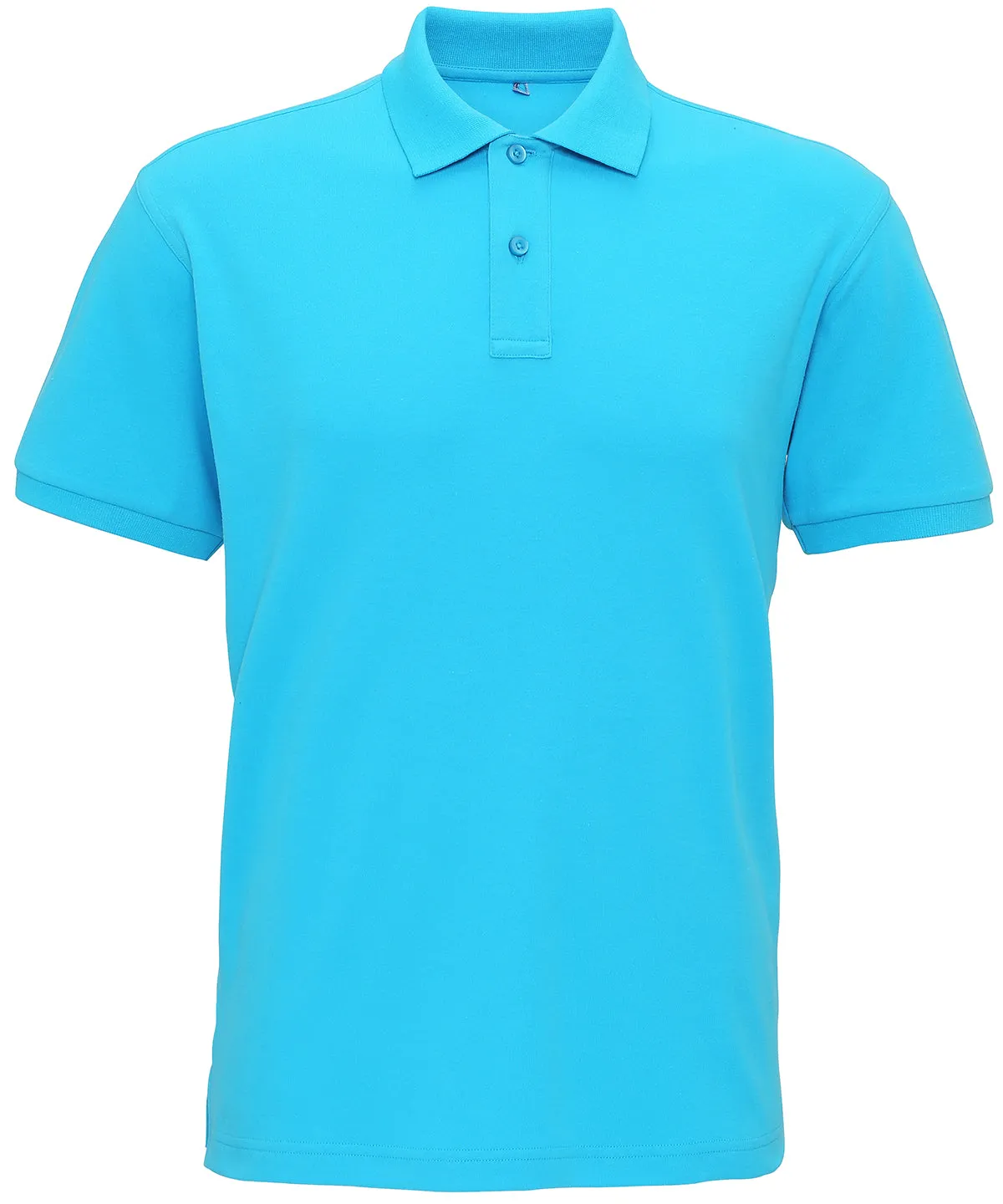 Turquoise - Men's super smooth knit polo