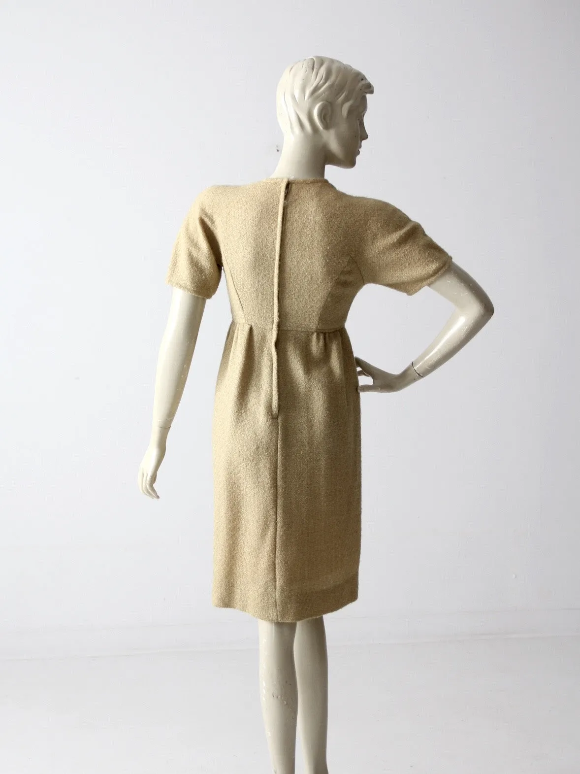 vintage 60s wool dress