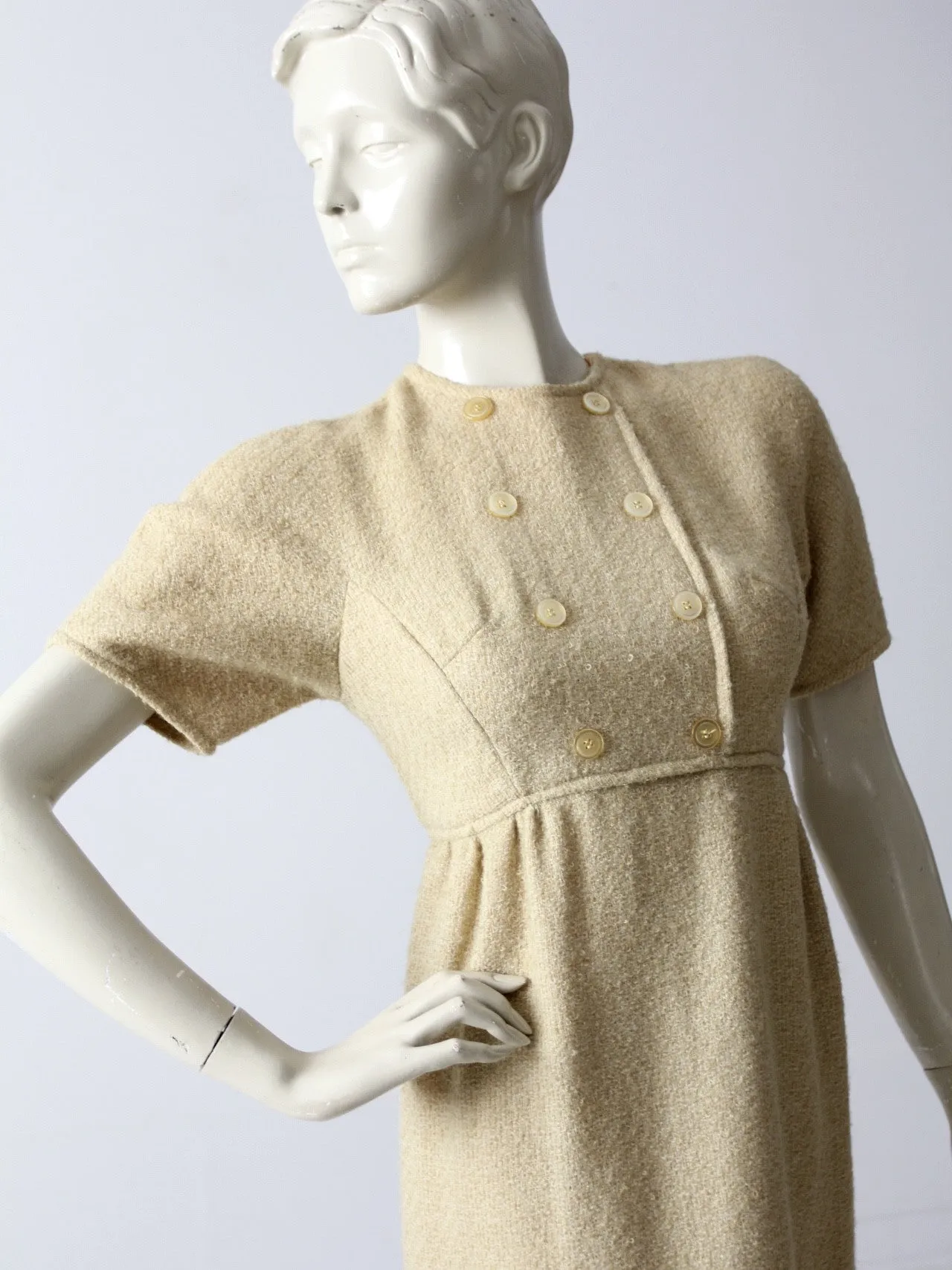 vintage 60s wool dress