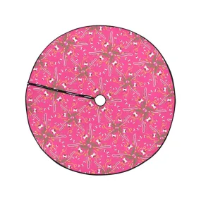 Willow Bee Bubblegum Christmas Tree Skirt 47" x 47"
