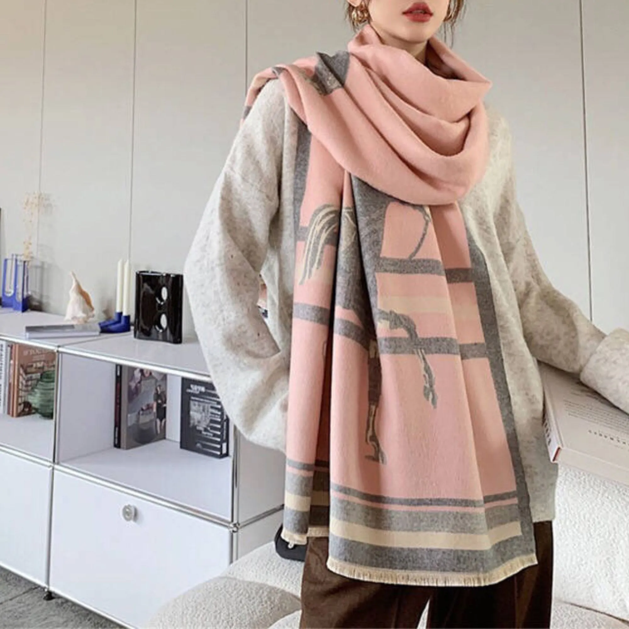 Women's Pashmina Scarf - Soft and Warm Shawl Wraps for Evening Dresses