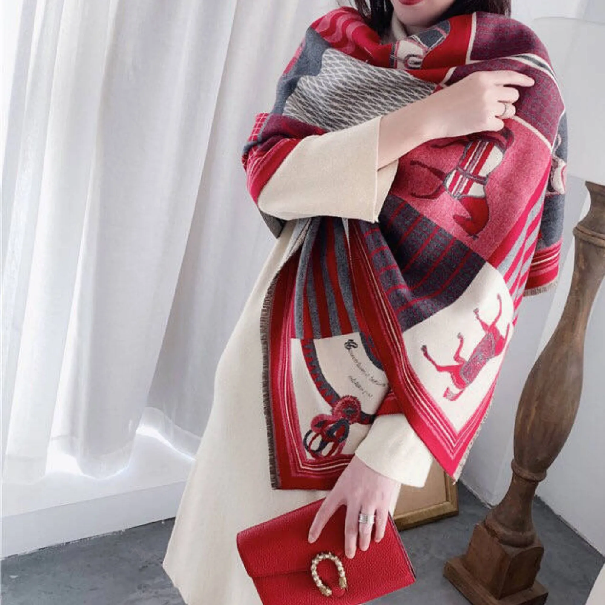 Women's Pashmina Scarf - Soft and Warm Shawl Wraps for Evening Dresses