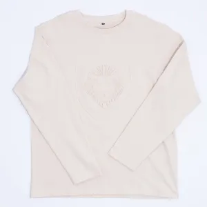 Women's VT Embossed Ivory Long Sleeve