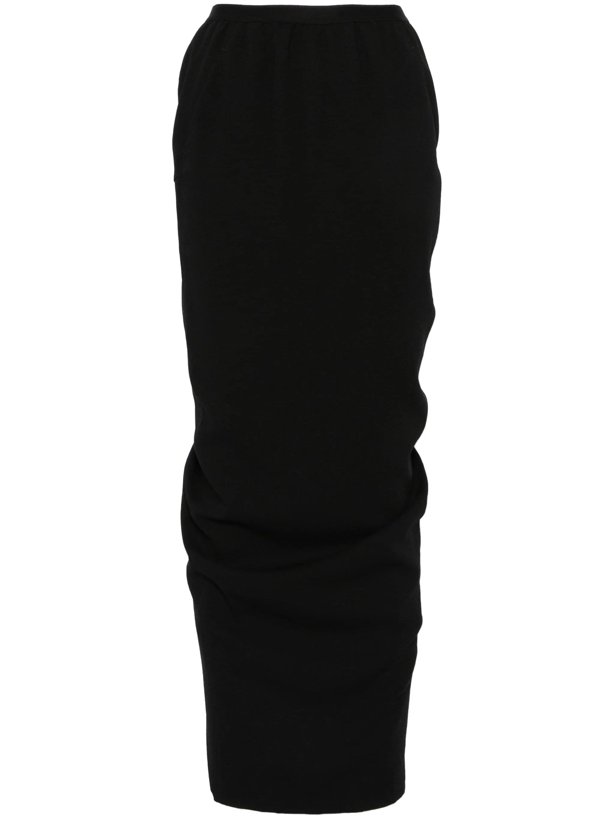 Wool Pillar Long Skirt