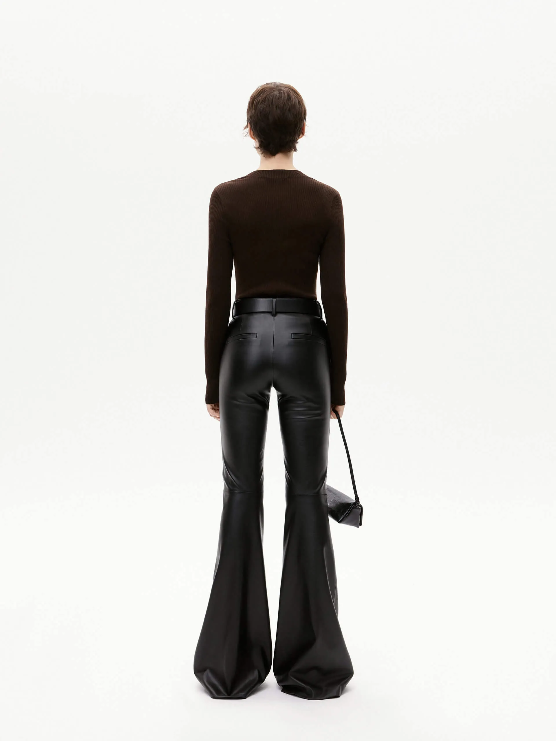 Wool Tight Fit Knit Top
