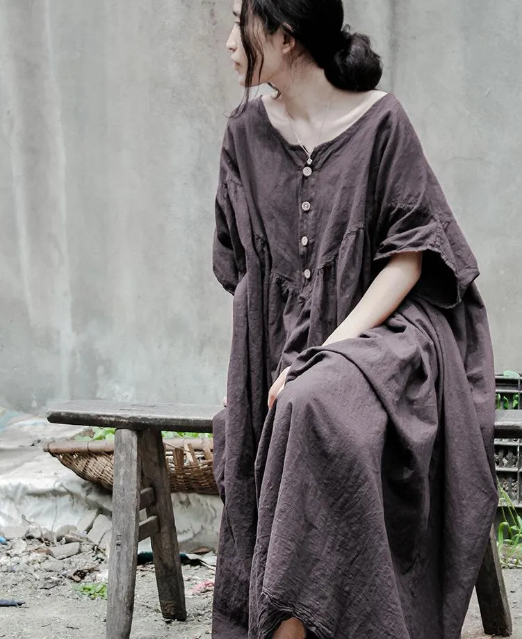 Zen Days Linen Maxi Dress